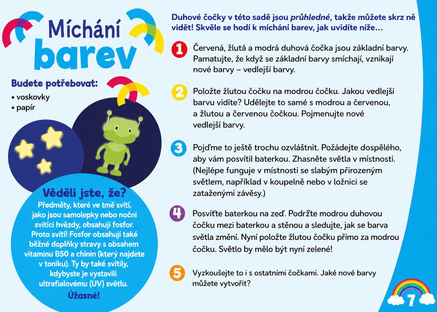Míchání barev - learning resources